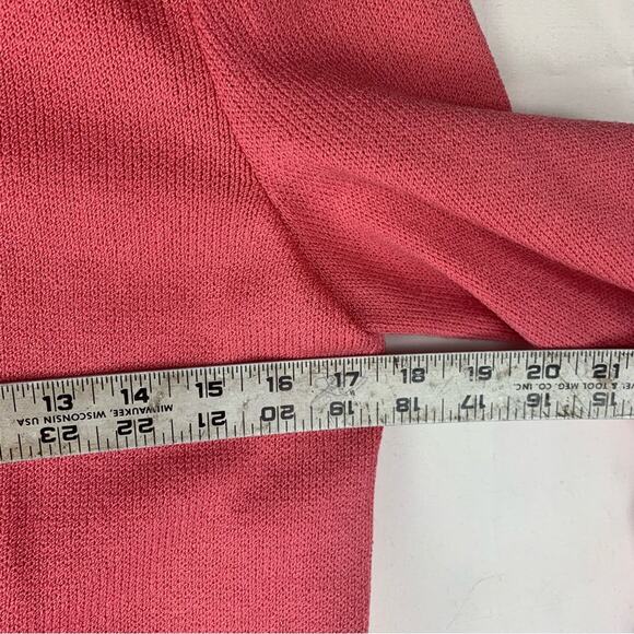 St. John size 2 xs Pink knit blazer Jacket with Black Trim buttons dog show - Picture 6 of 10